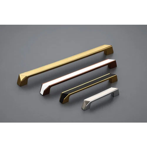 Designer White Metal Cabinet Handle - Design: Standard