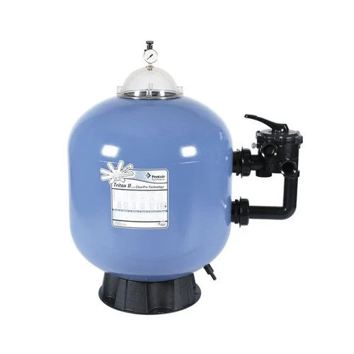 Swimming Pool Sand Filter - High-Quality Plastic, 800-1000 mm Diameter, Blue Color | Industrial Usage, Easy Maintenance, Warranty Included