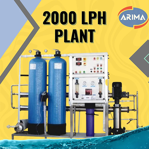 2000 LPH Fully Automatic Reverse Osmosis Plant