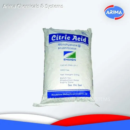 Citric Acid - Cas No: 77-92-9