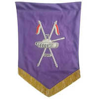 Embroidery Military T Flag - Color: Blue