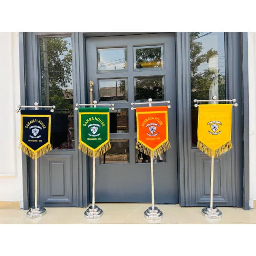 Customized School T Flag - Material: Non-Woven