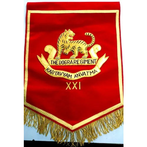 Dogra Regiment T Flag - Material: Non-Woven