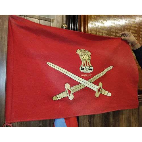 Indian Army Flag - Material: Non-Woven