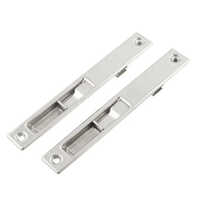 Apl-010 Push Type Db Lock - Polished Silver Finish, Different Sizes Available | Application For Industrial Doors & Windows