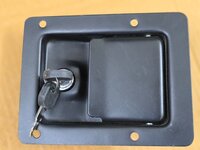 Mild Steel(ms) Slam Canopy Locks - Color: Black
