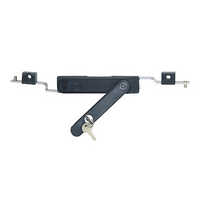 Three Point Lock With Wratchet System - Color: Black