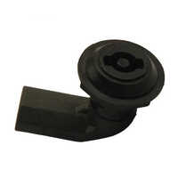 Apl-012 Polyamide Panel Lock - Metal, Round Shape, Polished Black Finish | Durable Industrial Locking Solution With Warranty