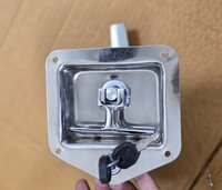 Stainless Steel(ss) T Lock - Color: Silver