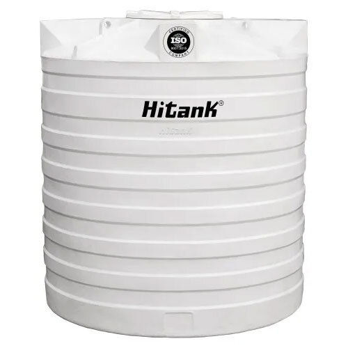 5000L Hitank White Water Storage Tank - Diameter: 75 Inch (In)