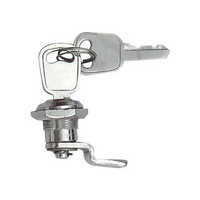 Panel Key Lock - High-quality Metal, Round Shape, Silver Color With Polished Finish | Industrial Usage, Warranty Included, Maximum Security