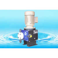 Industrial Motor Driven Dosing Pump - Color: Blue