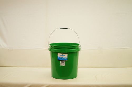 Plastic Bucket 10 Ltr - Color: Green