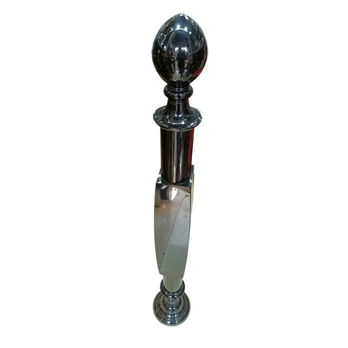 Wood Finish Design SS Railing Post