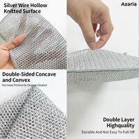 Double Layer Steel Wire Dish Cloth