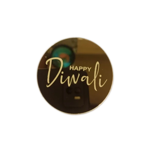 Acrylic Diwali Decoration Coin