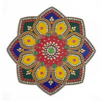 Acrylic Diwali Rangoli - Color: Mix Colour
