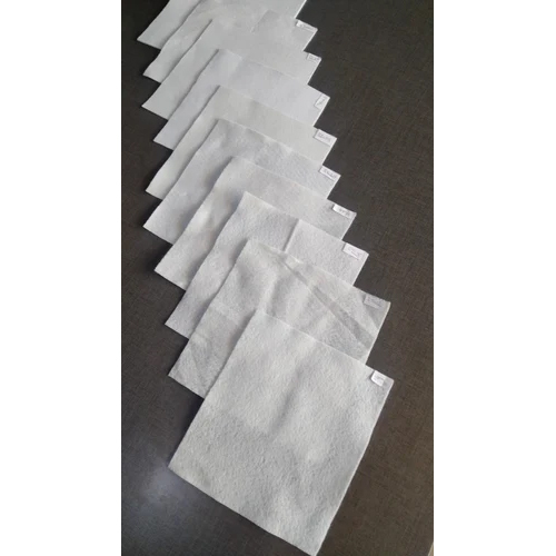 White Non Woven Polyester Geotextile Fabric