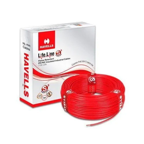 0.75 Sqmm Havells House Wire - Color: Red