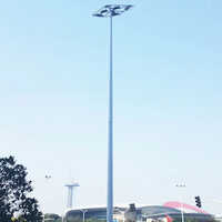 Ms High Mast Light Tower - Color: Blue Paint Coated