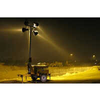 Led Mobile Light Tower - Color: Silver