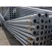FRP Light Pole - High-Quality FRP Material, Sleek Silver Color - Durable & Lightweight for Road and Park Use