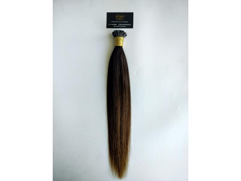 Wholesale Remy Top Quality Indian Raw Natural Straight Human Hair I-Tips Extensions