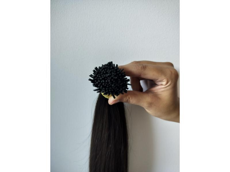 Wholesale Remy Top Quality Indian Raw Natural Straight Human Hair I-Tips Extensions