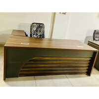 Wooden Office Desk - Color: Brown