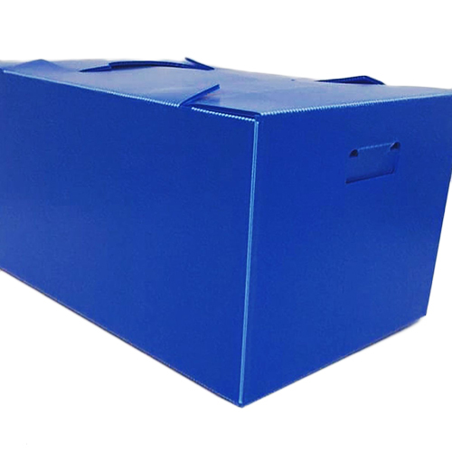 PP Blue Corrugated Box