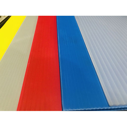 Pp Colored Hollow Sheet - Color: Multicolor