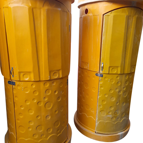 FRP Yellow Toilet