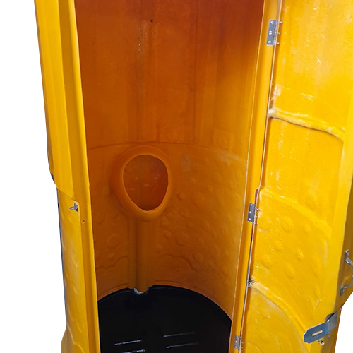 FRP Yellow Toilet