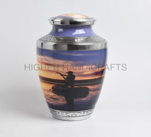 Aluminium Adult Cremation Urn for Human Ashes - Urns Manufacturer