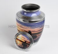 Aluminium Adult Cremation Urn for Human Ashes - Urns Manufacturer