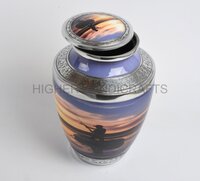 Aluminium Adult Cremation Urn for Human Ashes - Urns Manufacturer