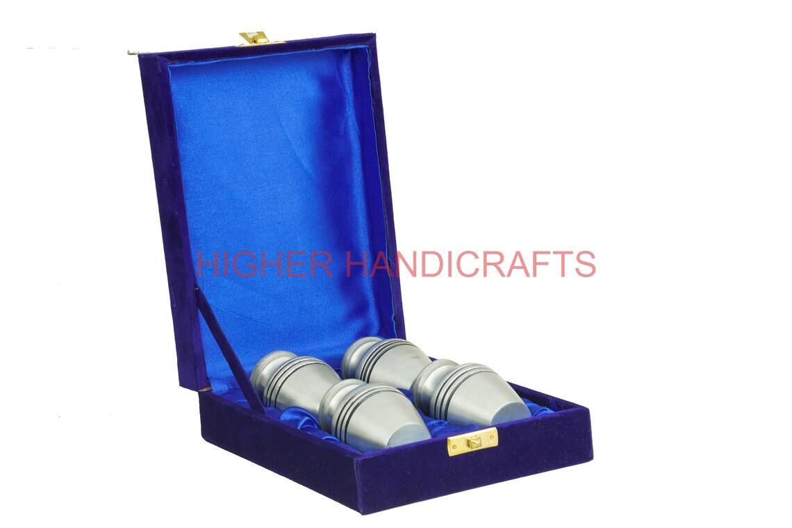 Brass Keepsake Cremation Urn Set of 4 - Small Funeral Urns for Human Ashes Bulk Urns Supplies
