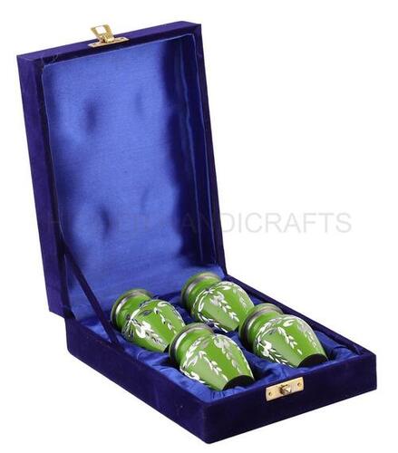 Aluminium Classic Keepsake Funeral Urns Set of 4 with Premium Box - Wholesale Mini Cremation Urns Supplies