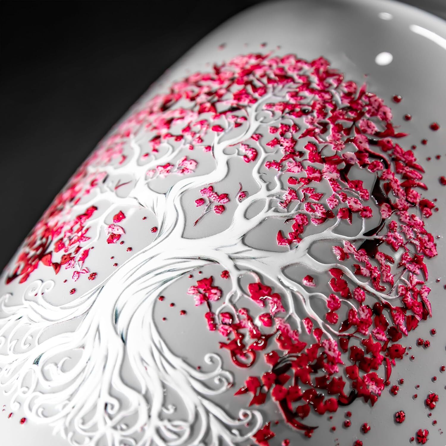 Tree of Life Aluminium Human Cremation Urn for Adults , Male & Female Funeral Urns Wholesale Supplies