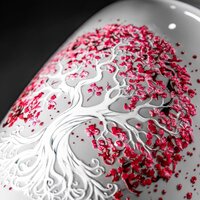 Tree of Life Aluminium Human Cremation Urn for Adults , Male & Female Funeral Urns Wholesale Supplies