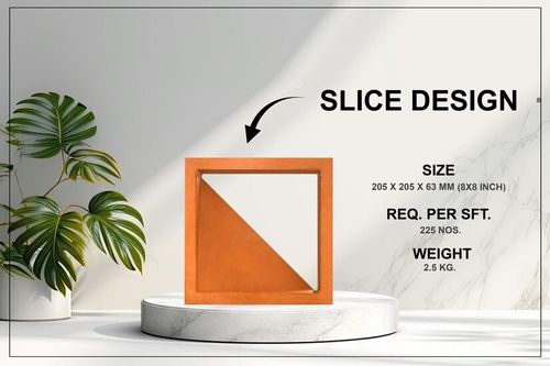 Slice Terracotta Jali