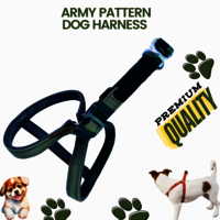 Army Pattern Padded Dog Body Belt