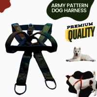 Army Pattern Padded Dog Body Belt