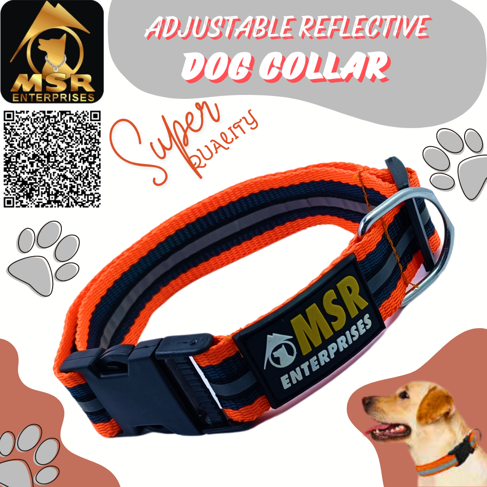 Dog Collar Adjustable Reflective