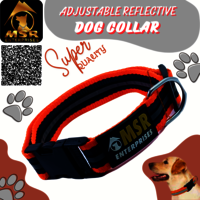 Adjustable Reflective Dog Collar PP / NYLON