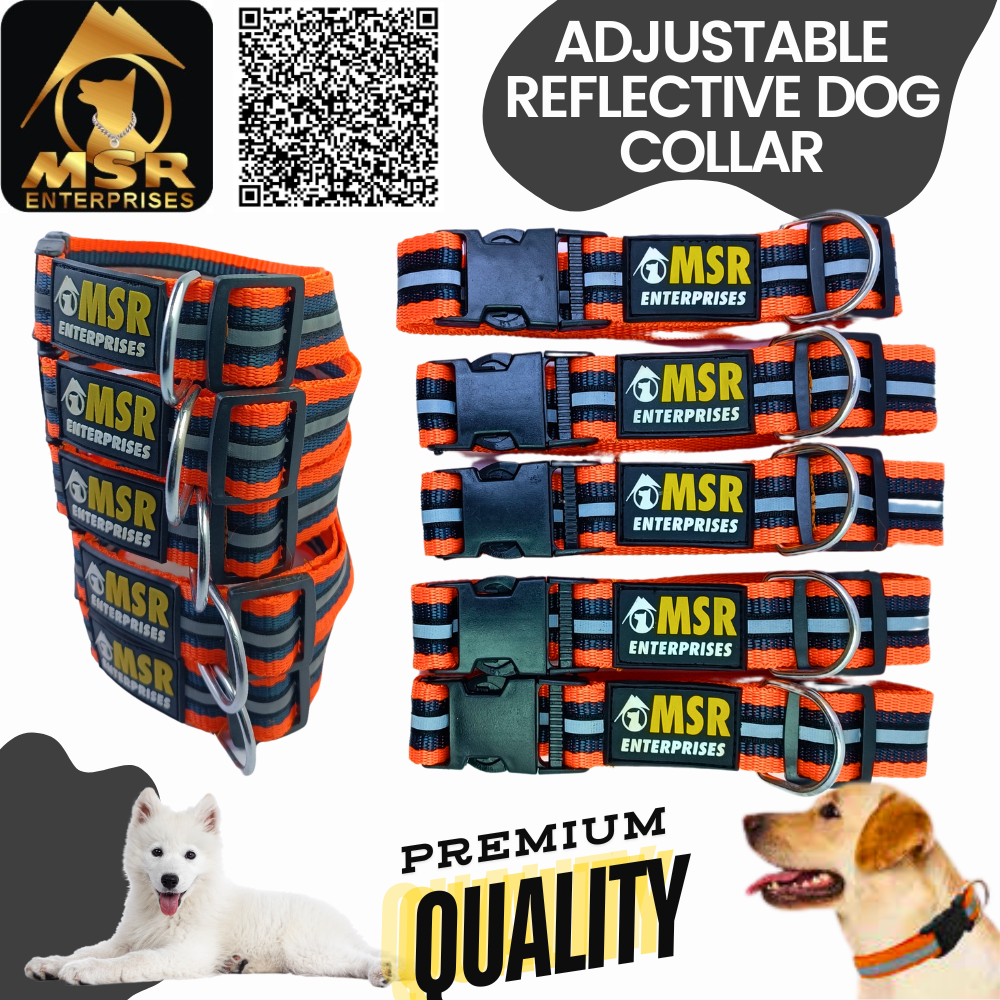 Dog Collar Adjustable Reflective