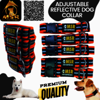 Adjustable Reflective Dog Collar PP / NYLON