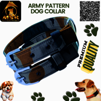 Army Pattern Dog Collar