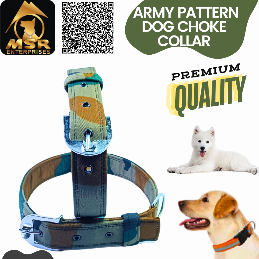 Army Pattern Dog Collar