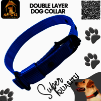 Double Layer Dog Buckle Collar  PP / NYLON